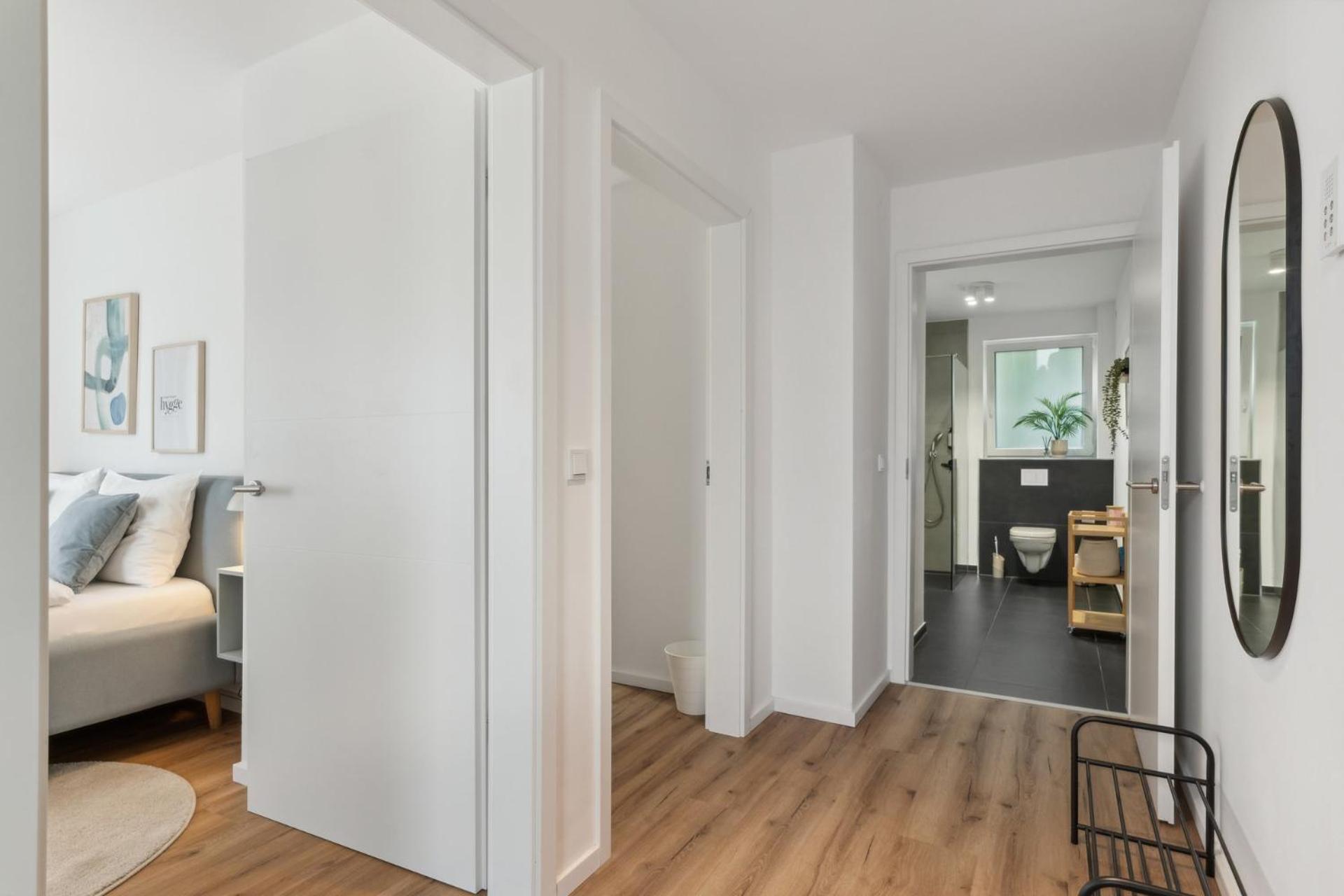 Zwei Apartments Fuer Bis Zu 8 Personen Zentral, Modern, Mit Terrasse & Balkon Bielefeld Exteriér fotografie